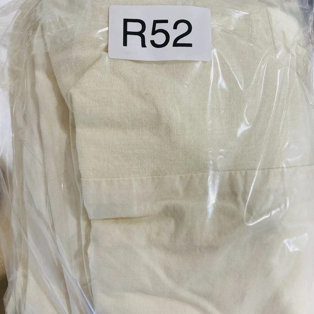 Pottery Barn Off White 100% Cotton Bed Skirt 73x54